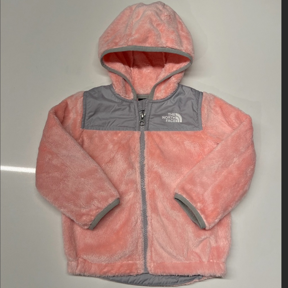 Like New Pink Soft North Face Jacket 18-24mo